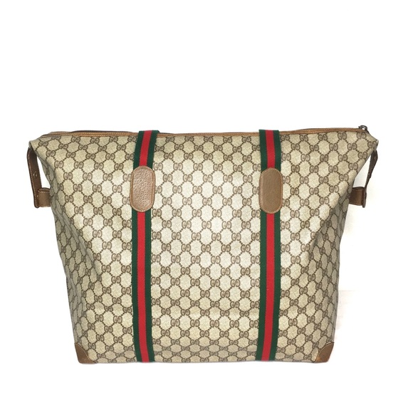 Authentic Gucci brown XL Tote/Weekender bag - Picture 3 of 16